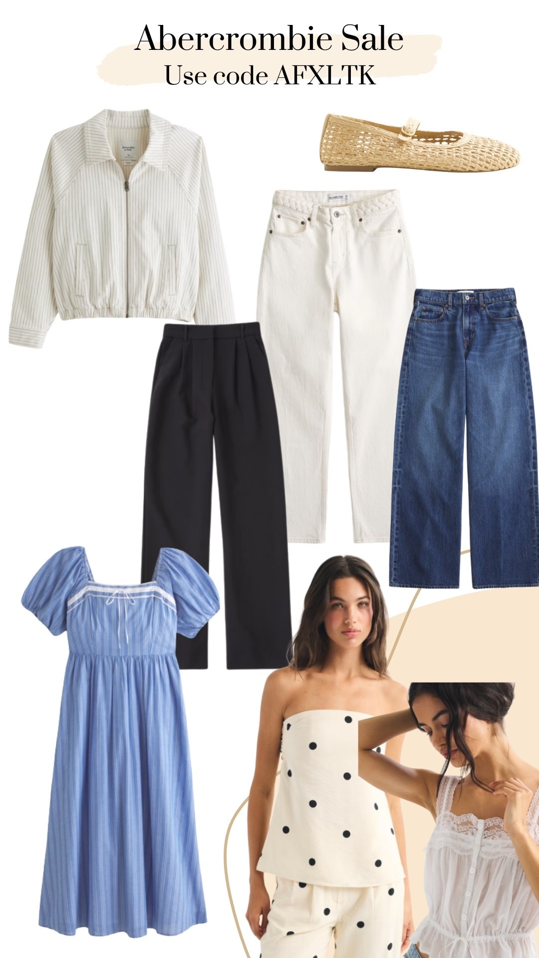 Shop the Abercrombie sale - use the code AFXLTK 

#LTKxAFSale