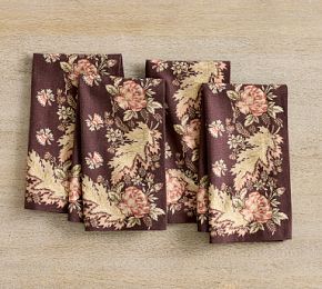 Antique Rose Cotton Napkins - Set of 4 | Pottery Barn (US)