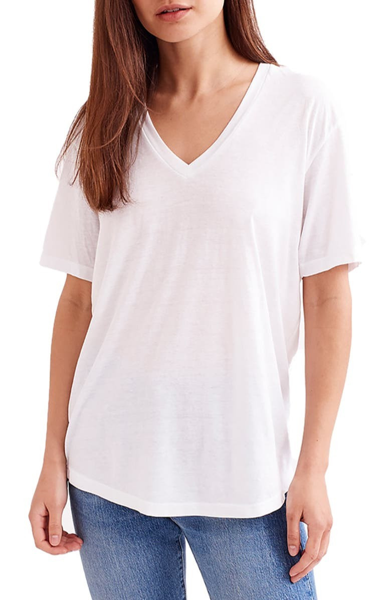Scallop V-Neck T-Shirt | Nordstrom | Nordstrom