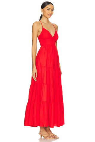 Laina Dress in Flame | Revolve Clothing (Global)