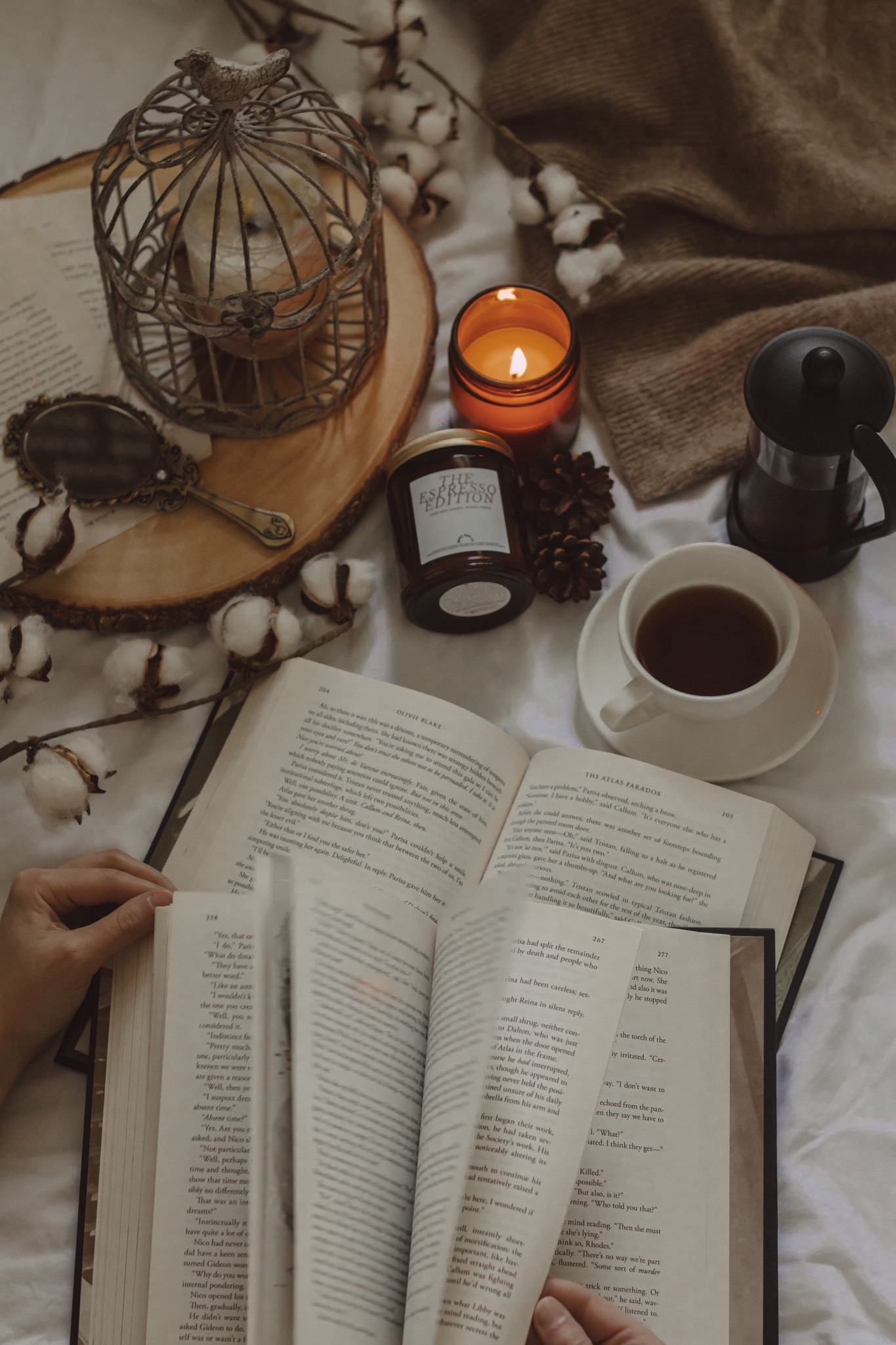 Do you prefer to savor one book for an extended period of time, or do you tend to fly through your reads pretty quickly? 💨
⠀⠀⠀⠀⠀⠀⠀⠀⠀
Normally, I would say that I fly through books—inhaling them more than savoring them 😅 But lately, I’ve been spending more time with my stories and really diving into them, getting to know the characters and the world even better! 🙌🏼
⠀⠀⠀⠀⠀⠀⠀⠀⠀
There’s something nice about slowing down and reading little bits at a time, sometimes even discussing them with a friend, reading more, theorizing about the plot, then reading a little more, etc. 🤎 It feels good to appreciate the book rather than gobbling it up (though who knows how long this “savor it” mindset will last 😆)
⠀⠀⠀⠀⠀⠀⠀⠀⠀
If you tend to fly through your reads, what’s the last book that made you WANT to take your time with it and savor each moment? 📖 
⠀⠀⠀⠀⠀⠀⠀⠀⠀
books | bookstagram | book flatlay | cozy book aesthetic | book recommendations | coffee and books | cozy vibes 

#LTKHome #LTKFindsUnder50