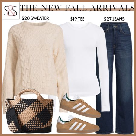 Planning a Thanksgiving outfit? Dress down your cable knit sweater with jeans and adidas gazelle sneakers for the best look!

#LTKSeasonal #LTKHoliday #LTKfindsunder50