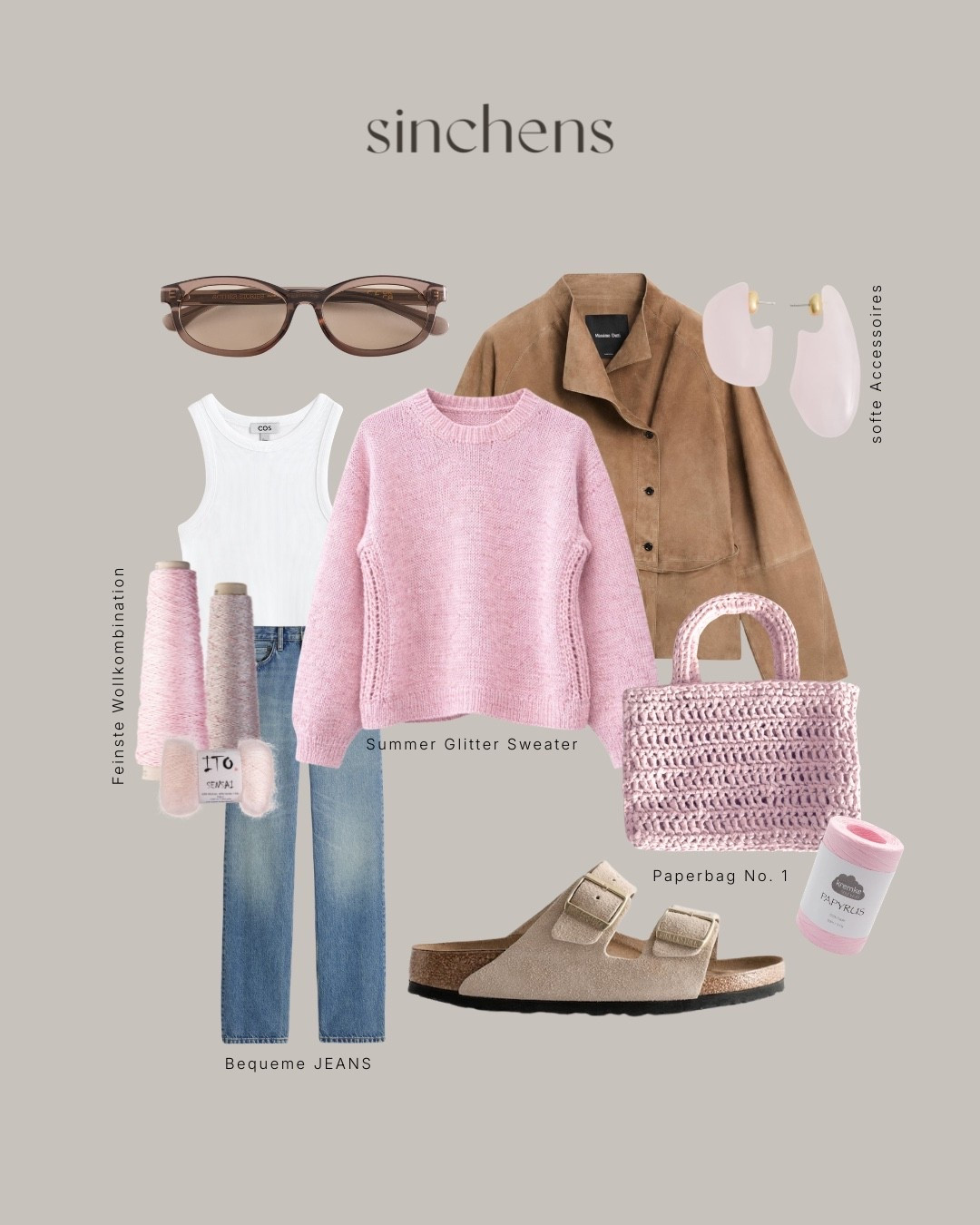 #summerglittersweater + #papaerbagno1 - it‘s a vibe 🌸🤍

Alternative Taschen, die ihr kaufen könnt, sind ebenso verlinkt 🫶🏼



#LTKdeutschland #LTKsummer #LTKbag