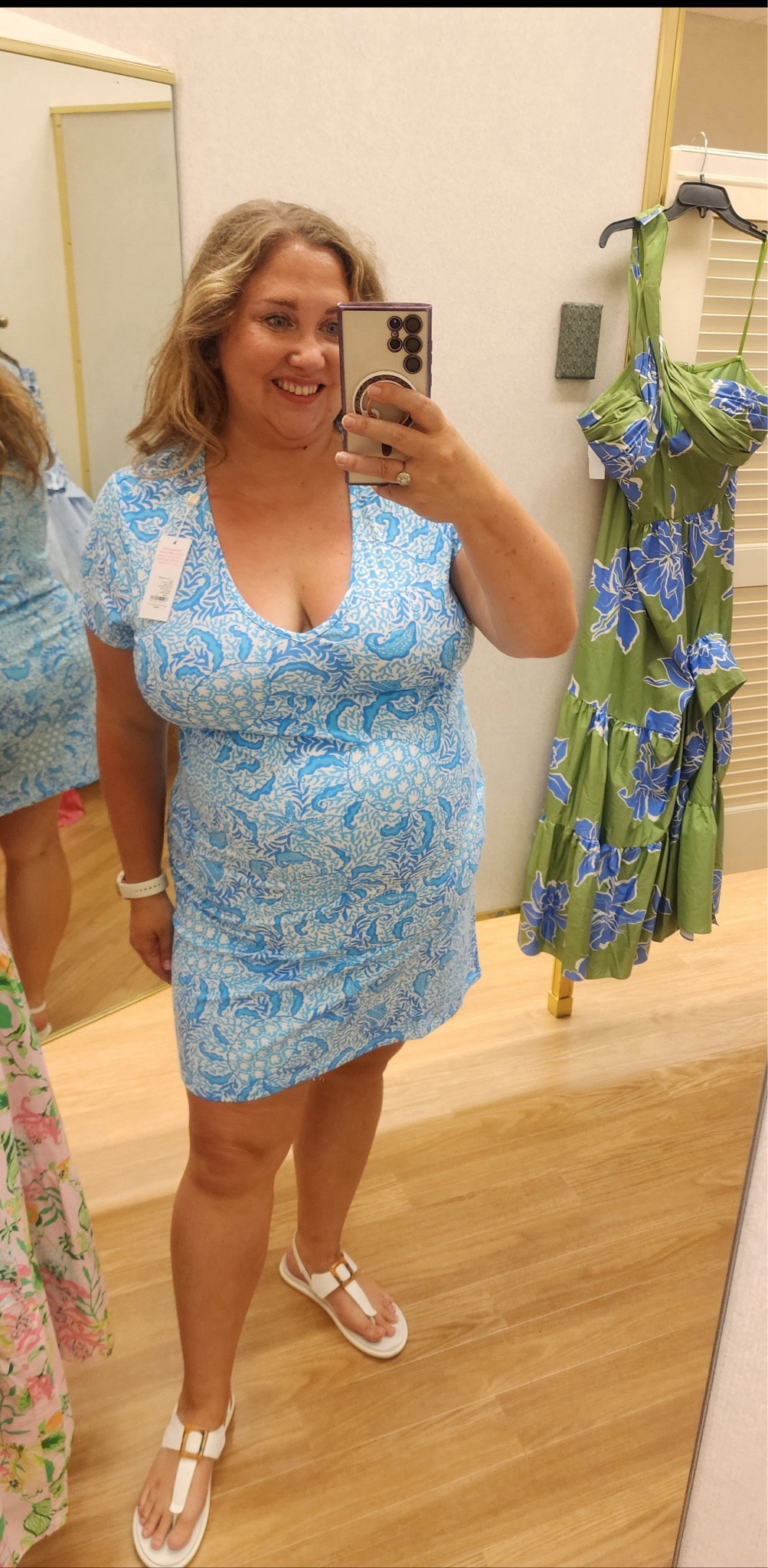 In the sale 
Size   XL  shown here 

#lillylovers #livinglargeinlilly #ltksalealert #salealert #lillypulitzer #sale #markeddown #lillylovers #plussize #midsize #grandmilennial 

#LTKSaleAlert #LTKFindsUnder50 #LTKMidsize