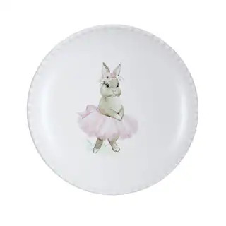 8.75" Ceramic Bunny Ballerina Plate by Ashland® | Michaels Stores