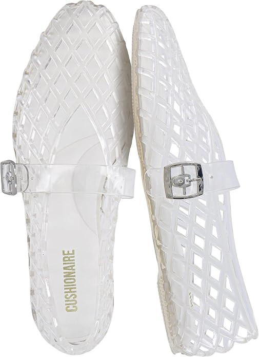 CUSHIONAIRE Syrup Mary Jane Jelly Ballet Flats for Women | Amazon (US)