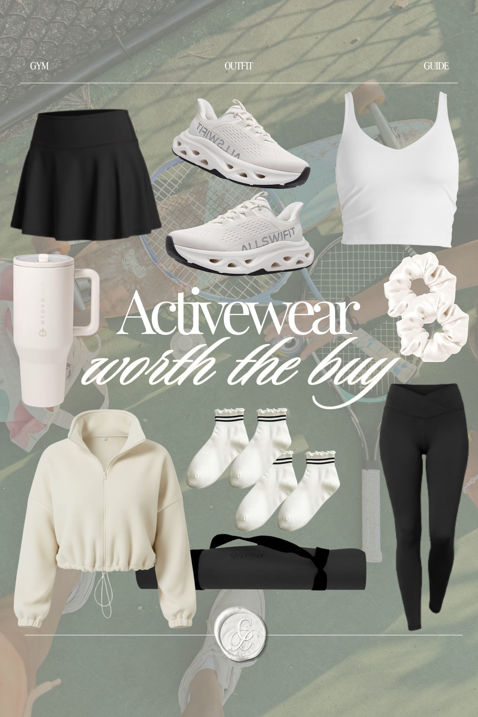 Activewear worth the buy 🤍

If it’s not supportive, flattering, and actually comfortable, it’s not making it into my gym rotation. These leggings hold everything in without feeling restrictive, the sports bra is supportive but still sleek, and the sneakers are lightweight with the perfect amount of cushion.

I love mixing in a cropped zip-up and a classic black skort for that sporty-but-put-together look. Add crew socks, a good scrunchie, and your favorite tumbler, and you’re ready for the gym, a walk, or errands after.

#ActivewearEdit #GymStyle #AthleisureWear #AmazonFinds #WorkoutEssentials #SportyChic 

 #LTKSeasonal #LTKBeauty