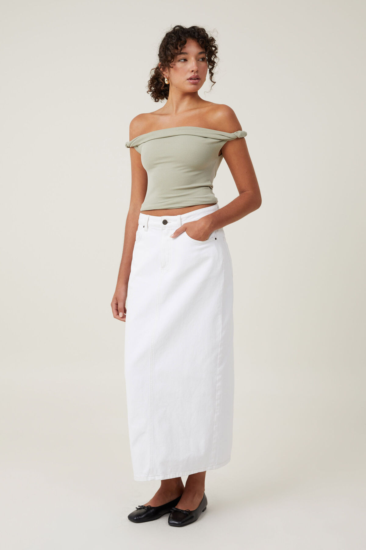 Phoebe Twist Short Sleeve Top | Cotton On (US)