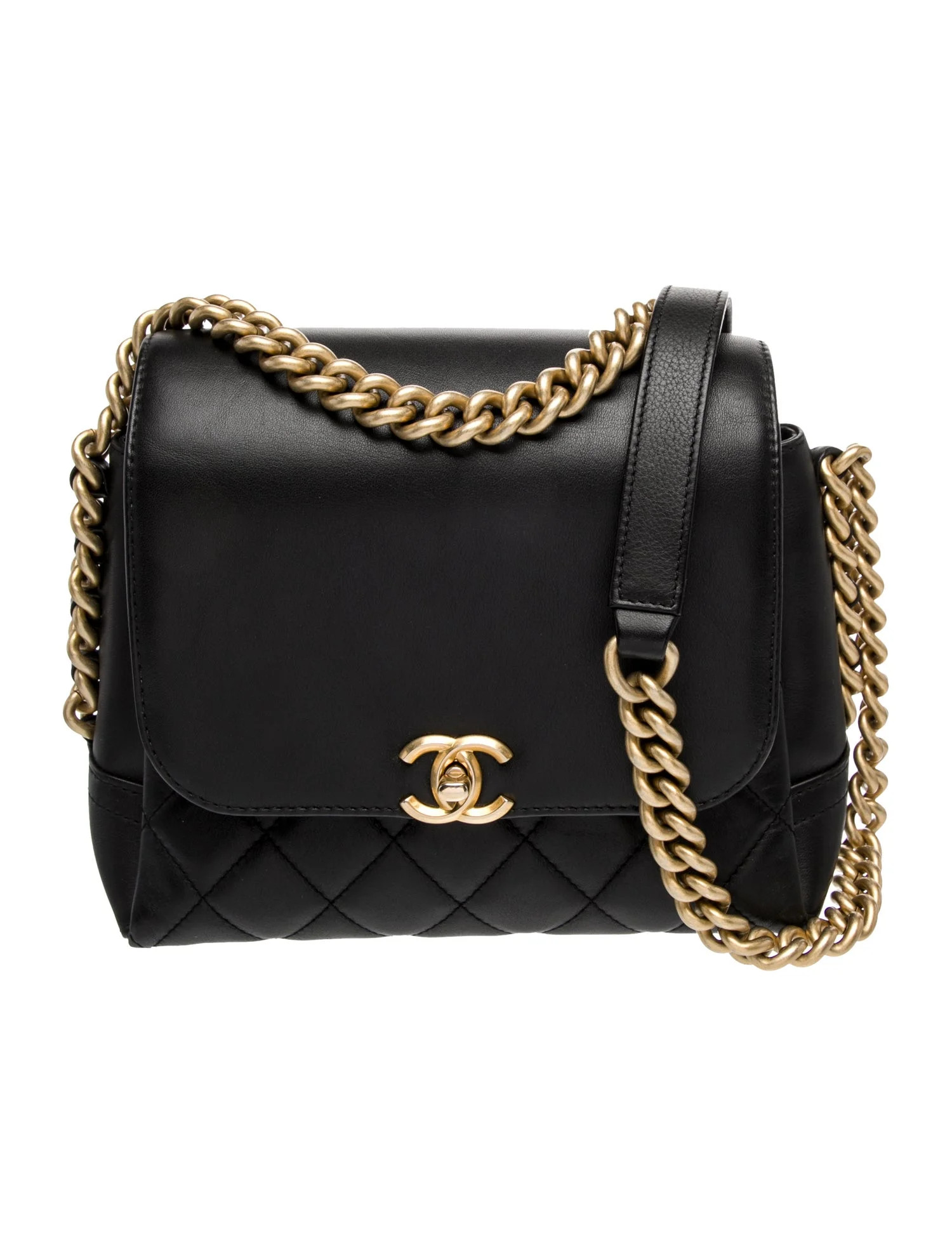 Quilted Chain Flap Bag | The RealReal