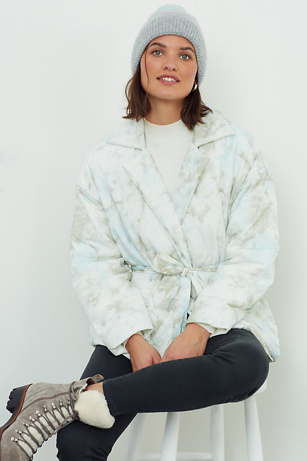 Bennie Tie-Dye Puffer Jacket By BLANKNYC in Assorted Size XS | Anthropologie (US)