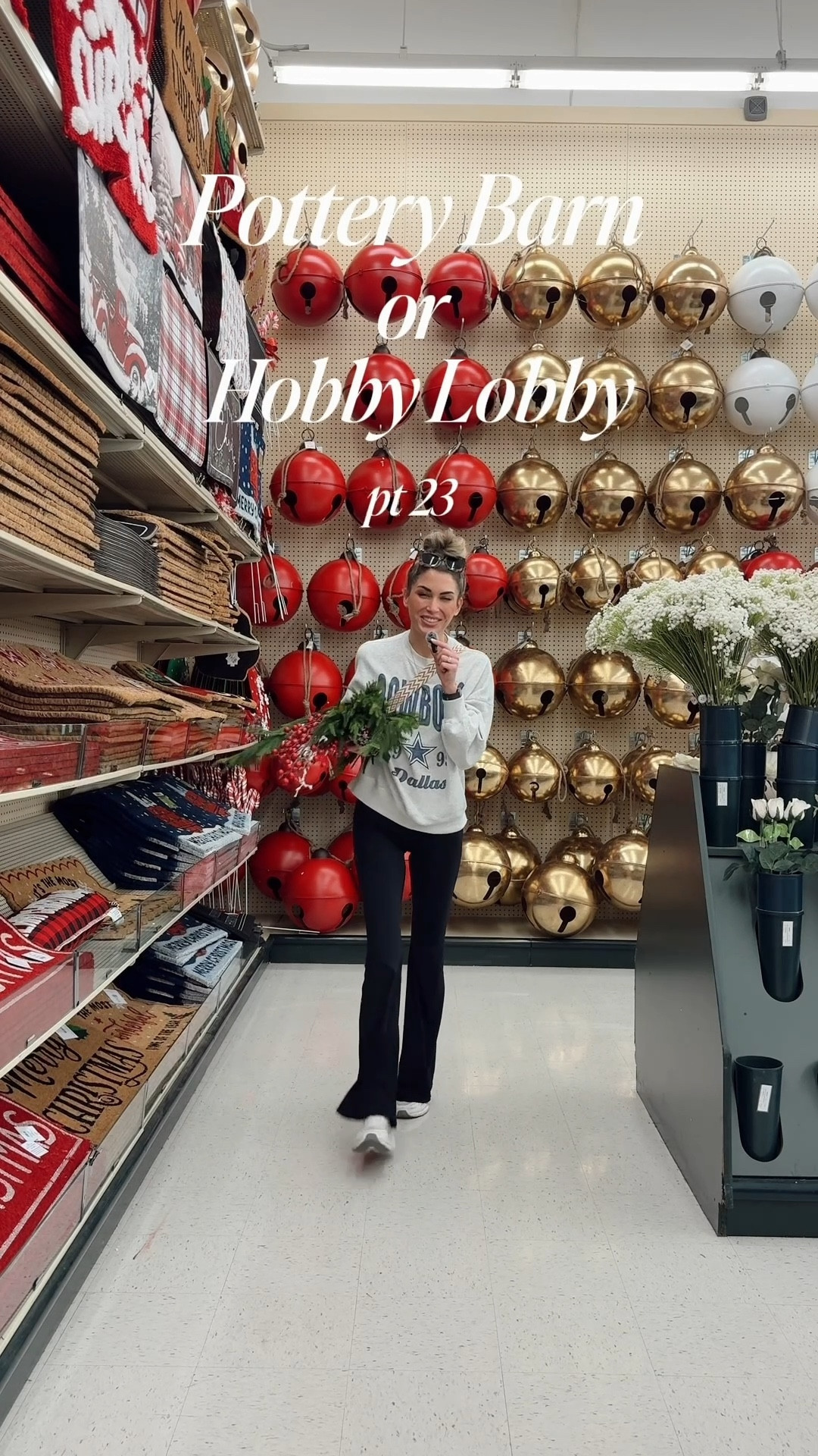 Pottery Barn or Hobby Lobby or 23 🎄

Highlights:
1. Elevate your vase arrangements with some sort of a towel (or two) or packaging paper. This makes the stems longer.
2. Fill from all angles, not just one dimensional To where it looks flat. Volumize!!
3. No glittery poinsettias. 

•
•
Hobby lobby, home goods finds, home decor, Christmas decor, Christmas floral arrangements, holiday decorating , entryway table styling, dining room buffet table decor, real touch garland, long berry stems 

#LTKHoliday #LTKSeasonal #LTKFindsUnder50