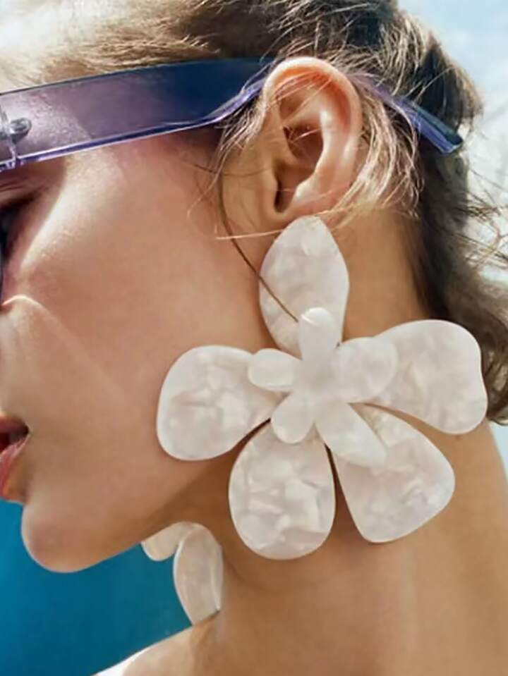 Bloem ontwerp oorbellen | SHEIN