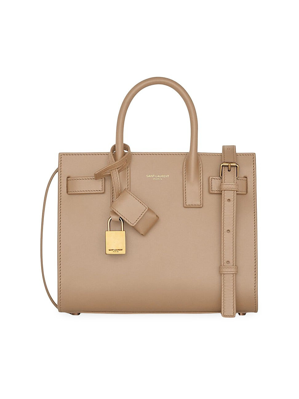 Women's Nano Sac De Jour Leather Satchel - Dark Beige | Saks Fifth Avenue