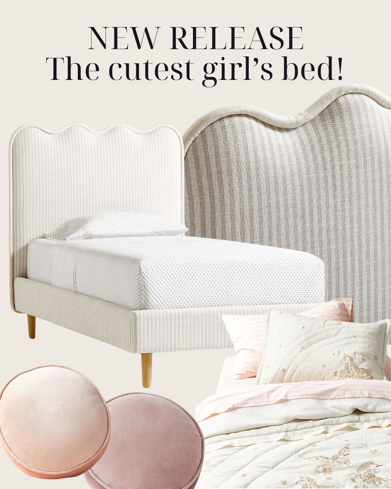 How adorable is this scalloped girls bed? I love the coquette style! 

Girls bedroom, kid bedroom, scalloped furniture, scalloped decor, coquette room

#LTKkids #LTKhome