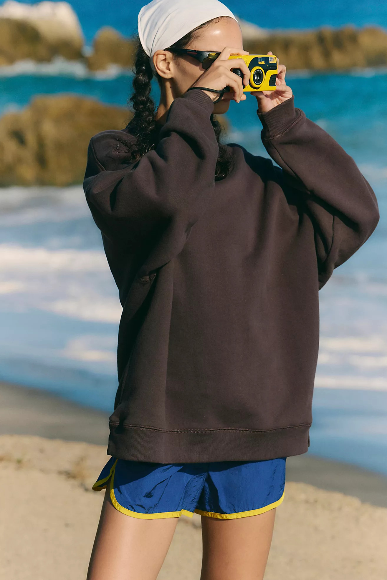 A Cut Above Mock Neck Pullover Sweatshirt | Free People (Global - UK&FR Excluded)