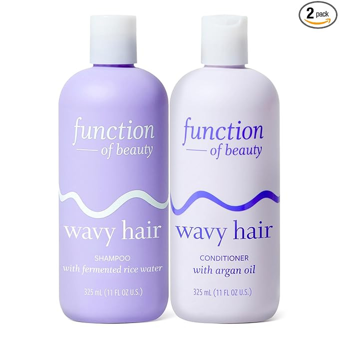 Function of Beauty Wavy Hair Shampoo & Conditioner Set - Sulfate-Free Shampoo & Conditioner Duo f... | Amazon (US)