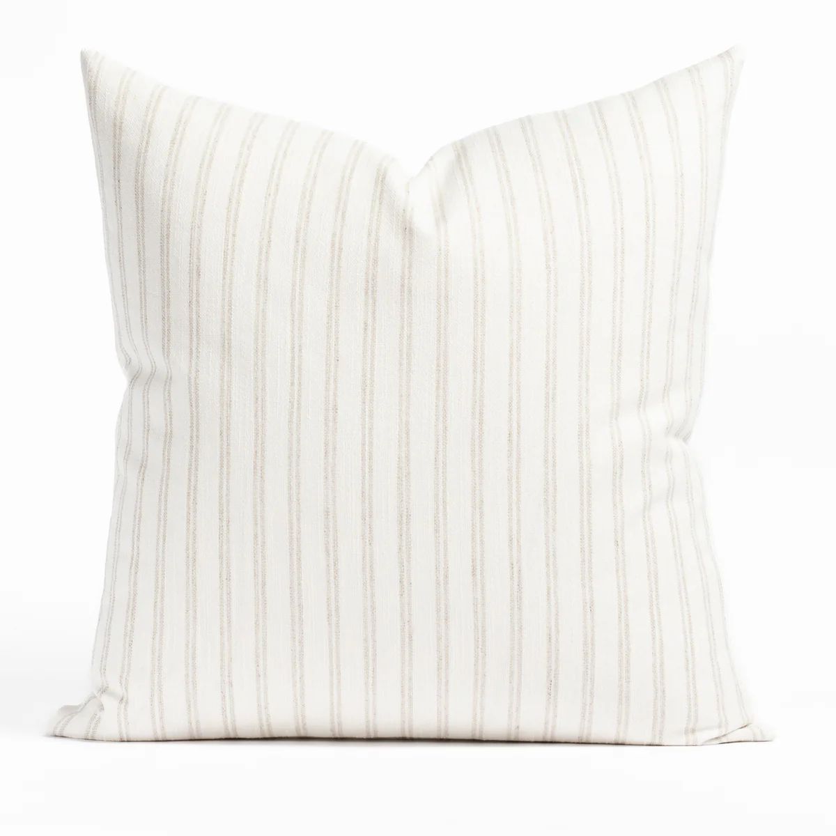 Conway Stripe 22x22 Pillow, Parchment | Tonic Living