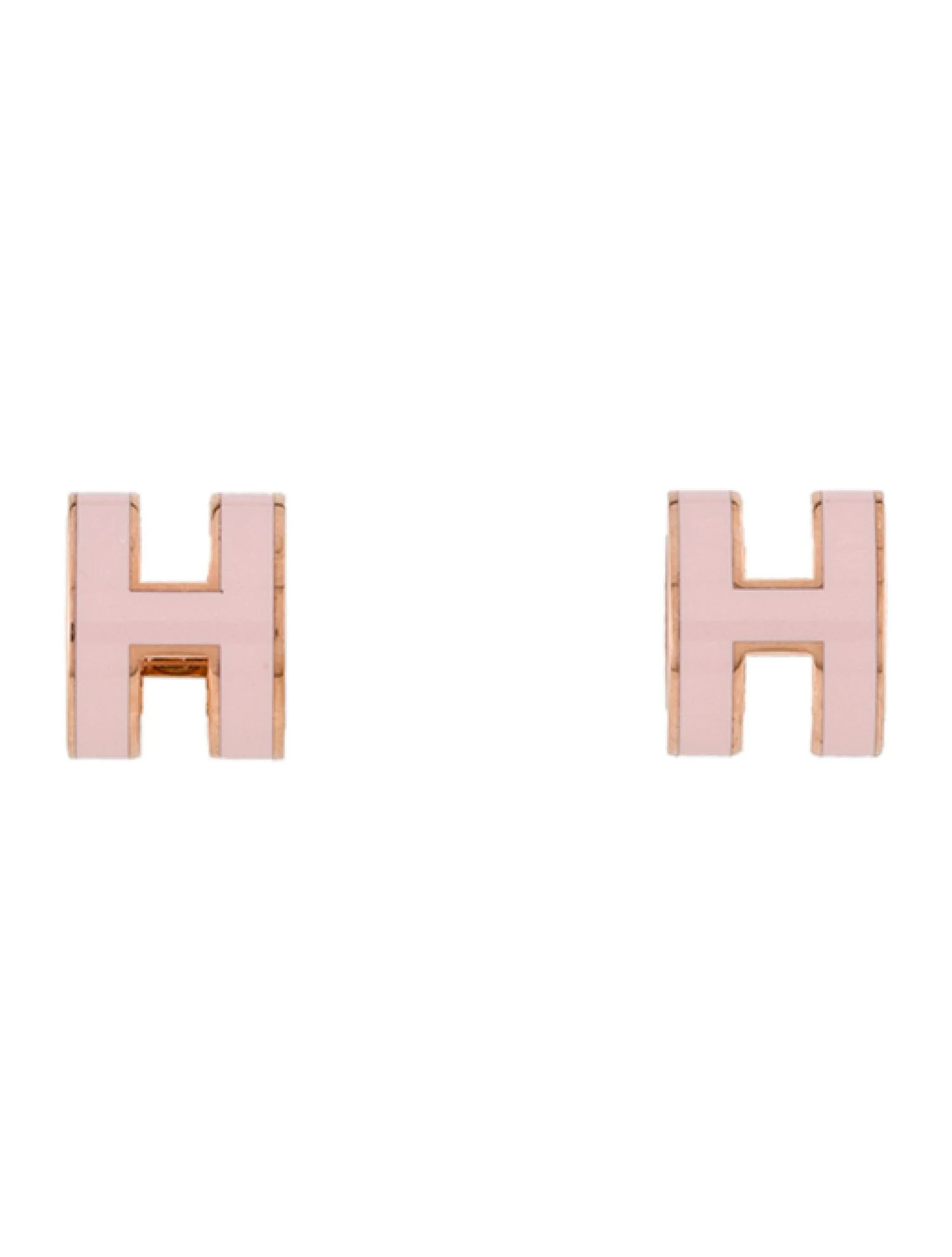 Mini Pop H Stud Earrings | The RealReal