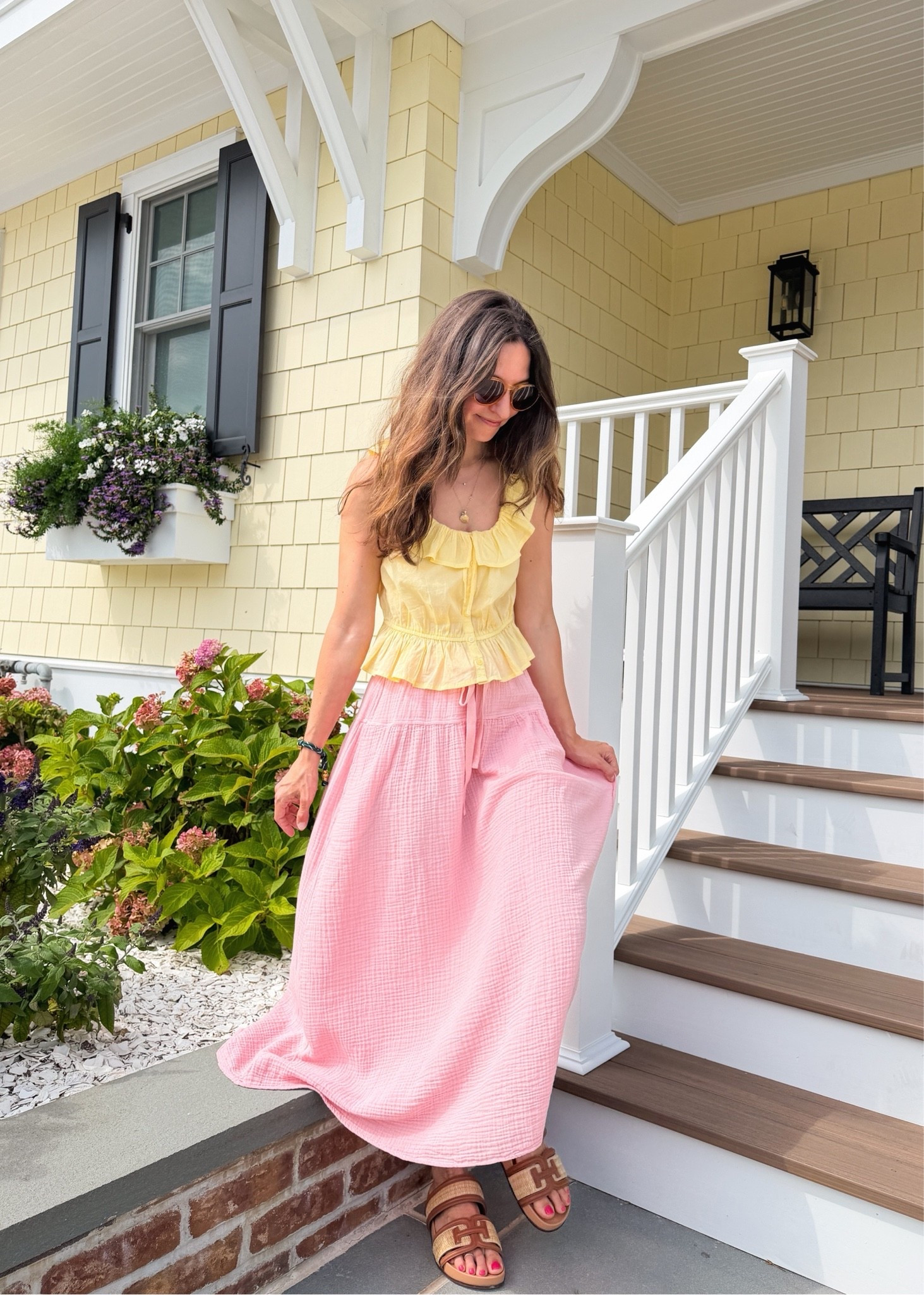 Spent a few days at the beach last week with some of our favorites 🩷 Love this cotton gauze skirt with this butter yellow ruffle top. 📷 by Joseph!

#LTKootd #LTKSeasonal #LTKTravel
