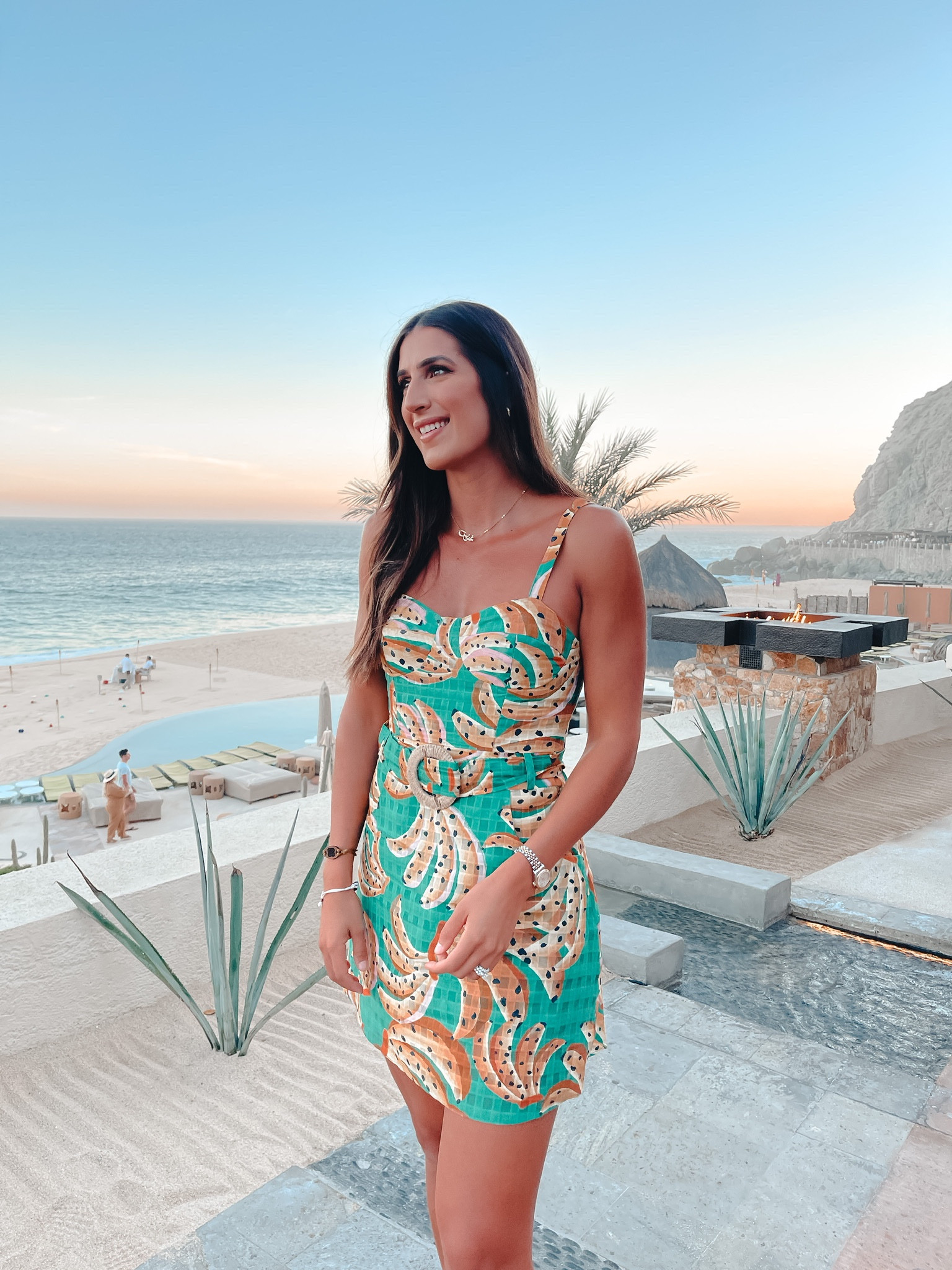 beach dress inspo the perfect 'twirl on the beach' dress  @lspace *dress + sandals are  linked in my bio and stories*