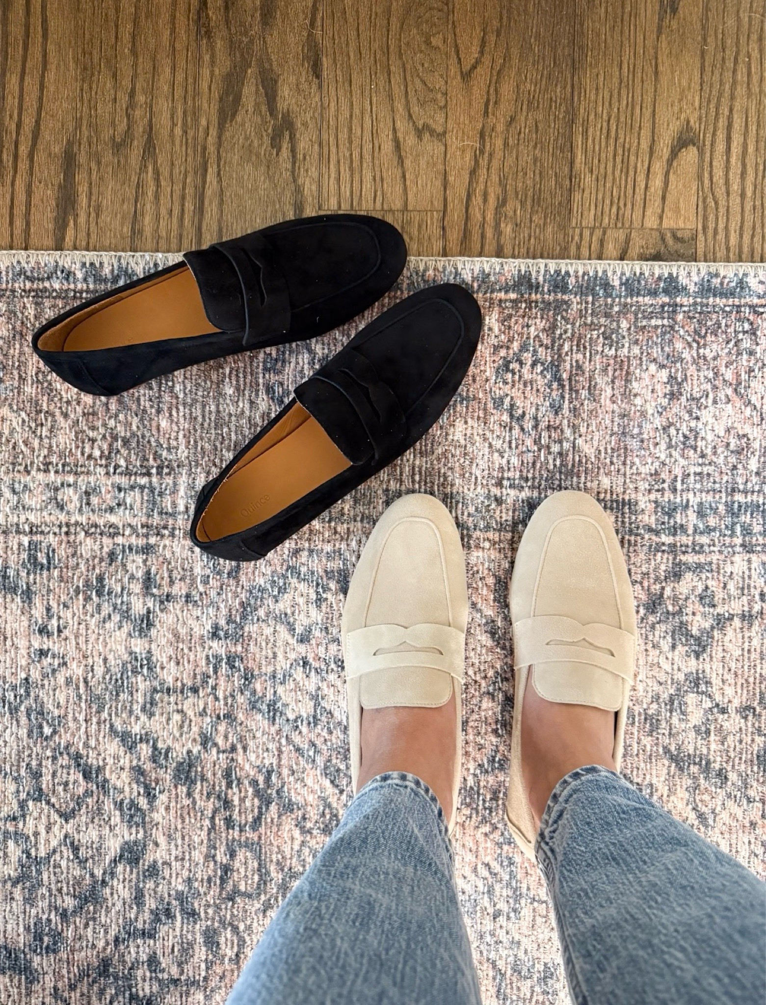@Quince Suede penny loafers are such a classic fall shoe. The soft texture and timeless silhouette make them an easy way to add a polished touch to everything from denim and sweaters to trousers and skirts.

suede penny loafers, fall shoes, women’s loafers, classic fall style, transitional fashion, fall wardrobe essentials, everyday shoes, preppy style, office outfit ideas, neutral fall fashion, timeless accessories, girlonthehudson

#LTKootd #LTKSeasonal #LTKHome