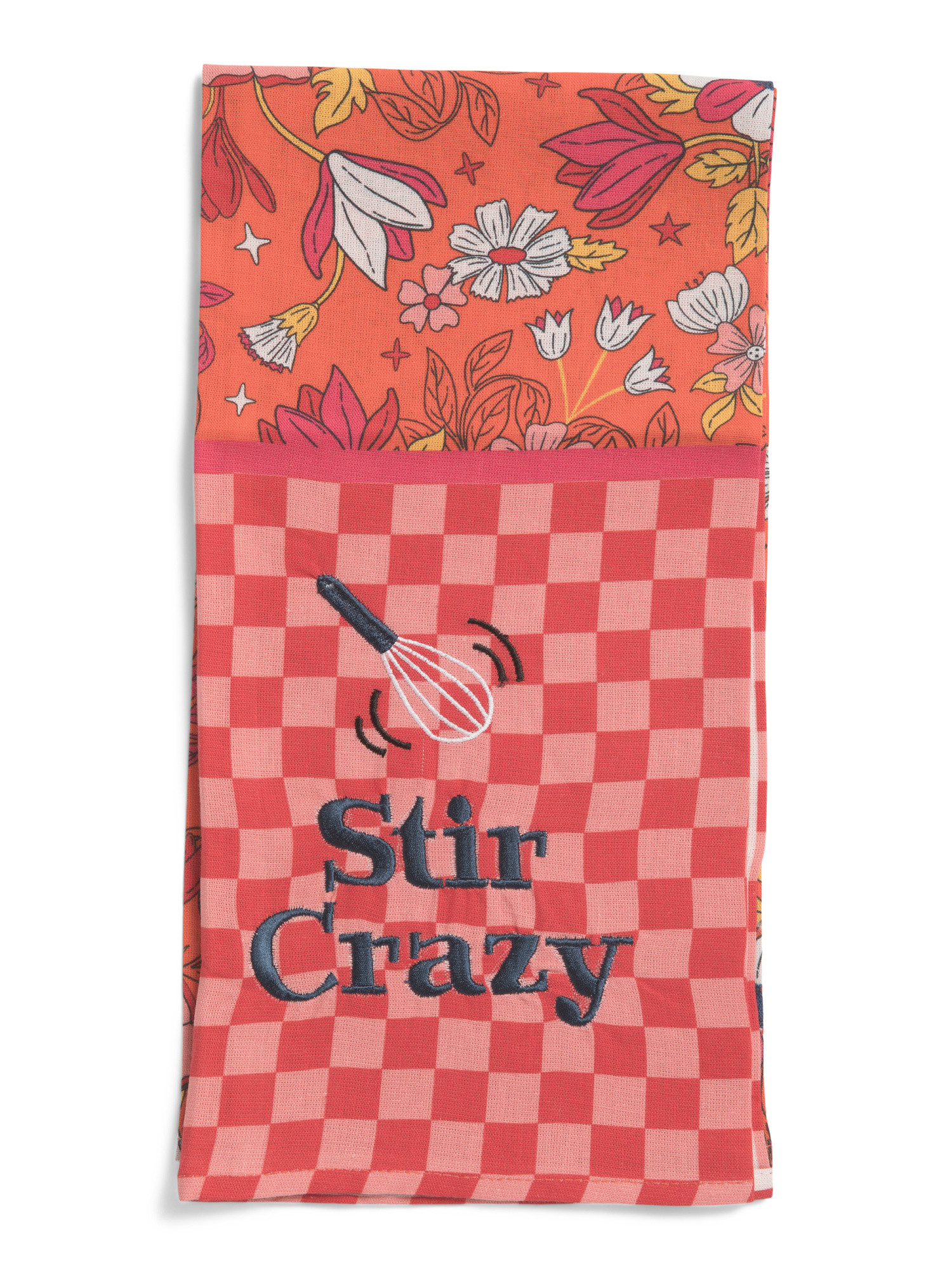 Linen Blend Stir Crazy Dish Towel | TJ Maxx
