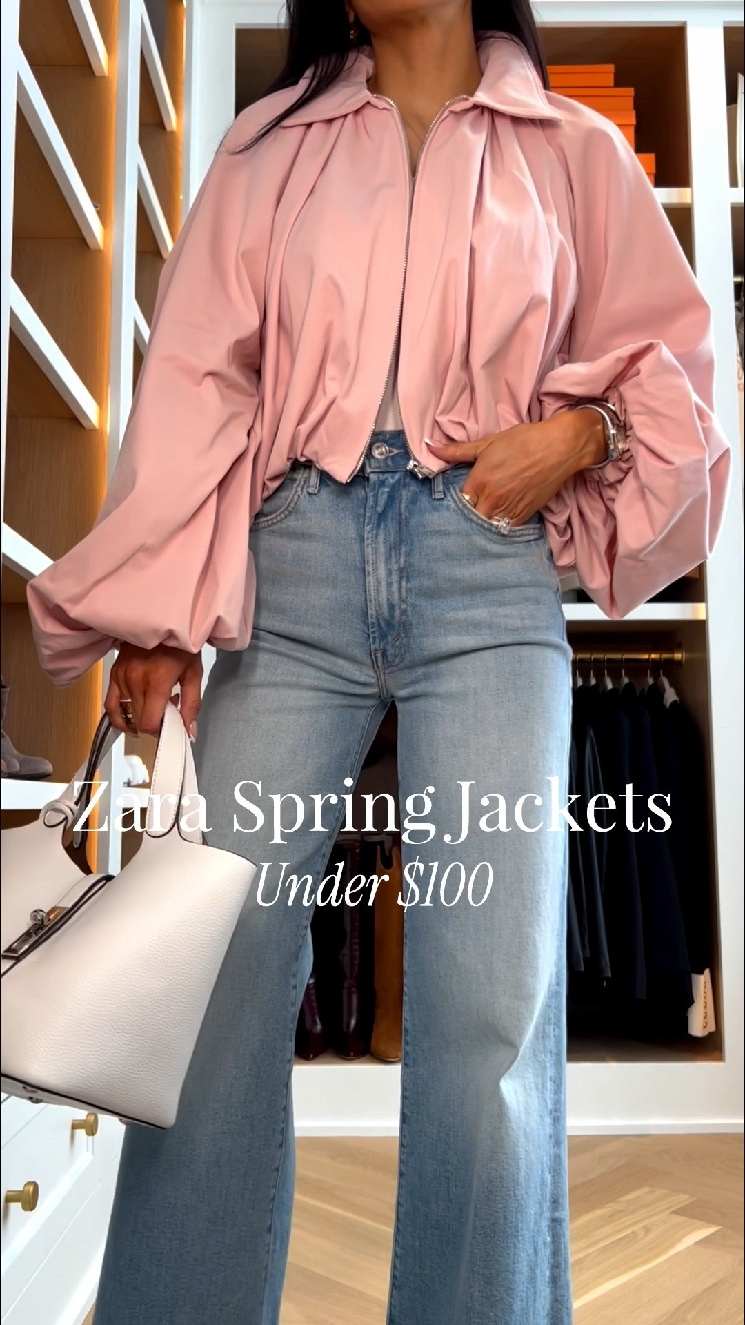 Spring outfit ideas featuring my latest @Zara finds for under 100 that are perfect for that in between weather. I love the cropped trench for a more polished elevated look and the pink bomber jacket for a fun pop of color. Both pair perfectly with my viral Mother jeans that are on sale right now. Also sharing a classic Zara bomber and denim jacket that you can throw over any outfit for an effortless layered look.

Zara cropped trench coat - size XS
Zara pink bomber jacket - size XS
Mother jeans - wearing a 23 runs TTS
Zara bomber jacket - size XS
Zara denim jacket - size XS

miamiamine spring outfit ideas Zara jackets layering outfits cropped trench coat bomber jacket denim jacket Mother jeans sale chic everyday style elevated casual look under 100

#LTKmomlife #LTKSeasonal #LTKootd