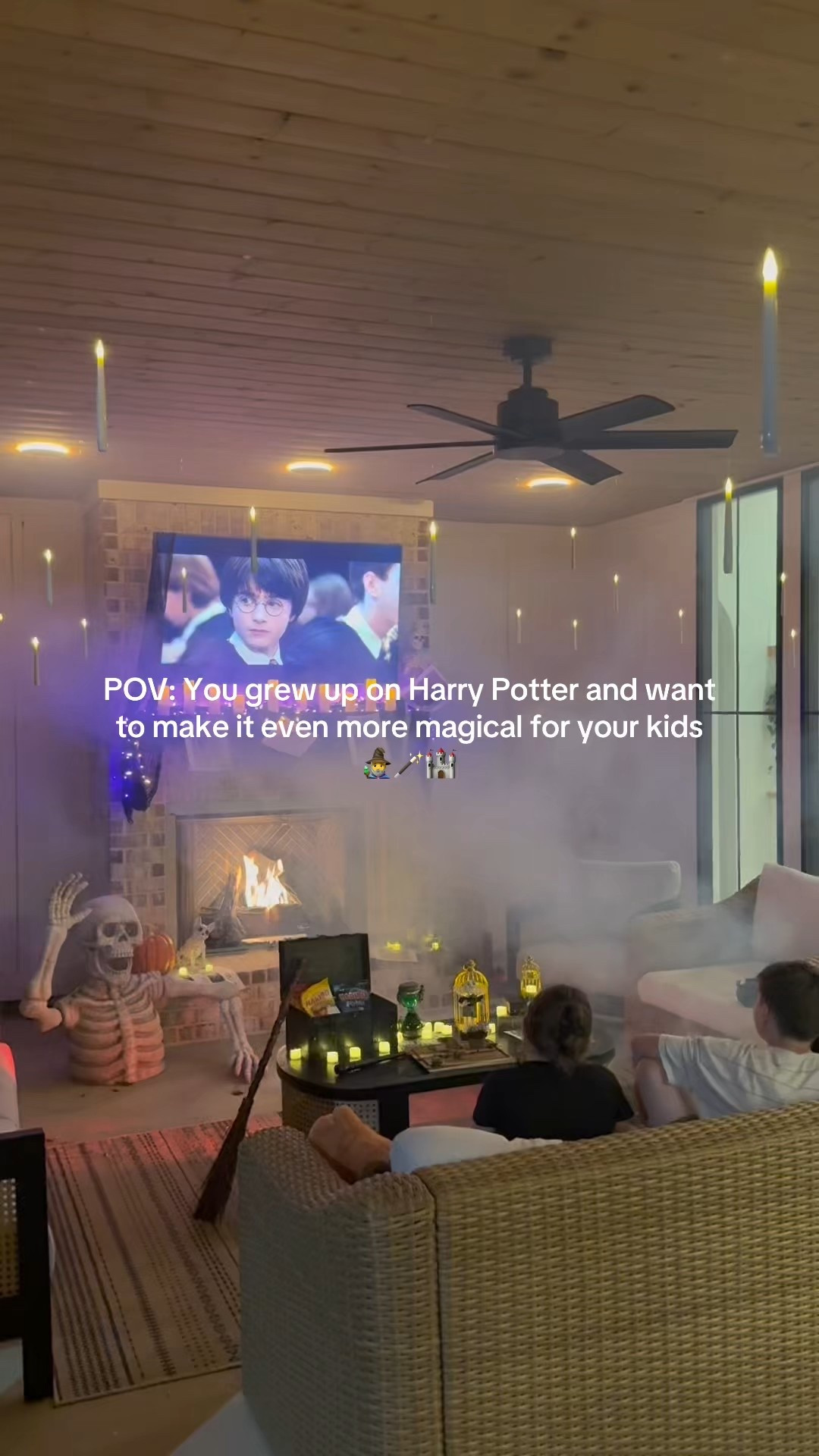 Harry Potter movie night on the back patio 

#LTKHome #LTKFamily