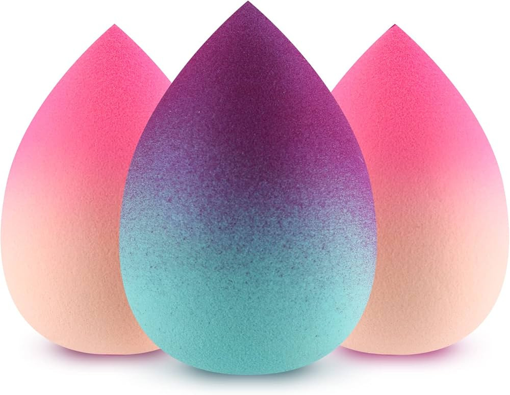 Makeup Sponge Set DUAIU 3Pcs Gradient Beauty Sponge, Makeup Sponges for Foundation Concealer Crea... | Amazon (US)