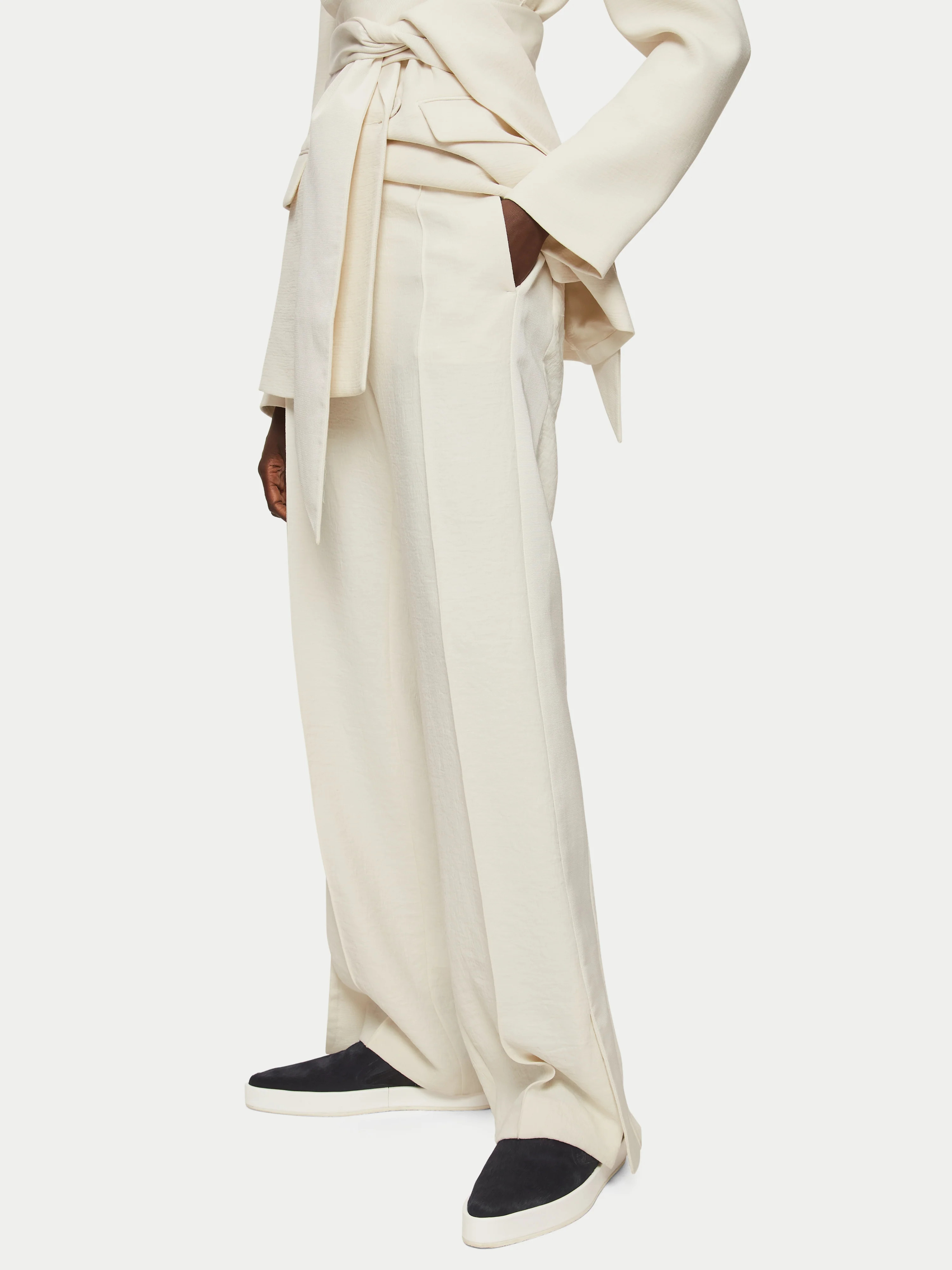 Wide Leg Tuxedo Trouser | Jigsaw (UK)