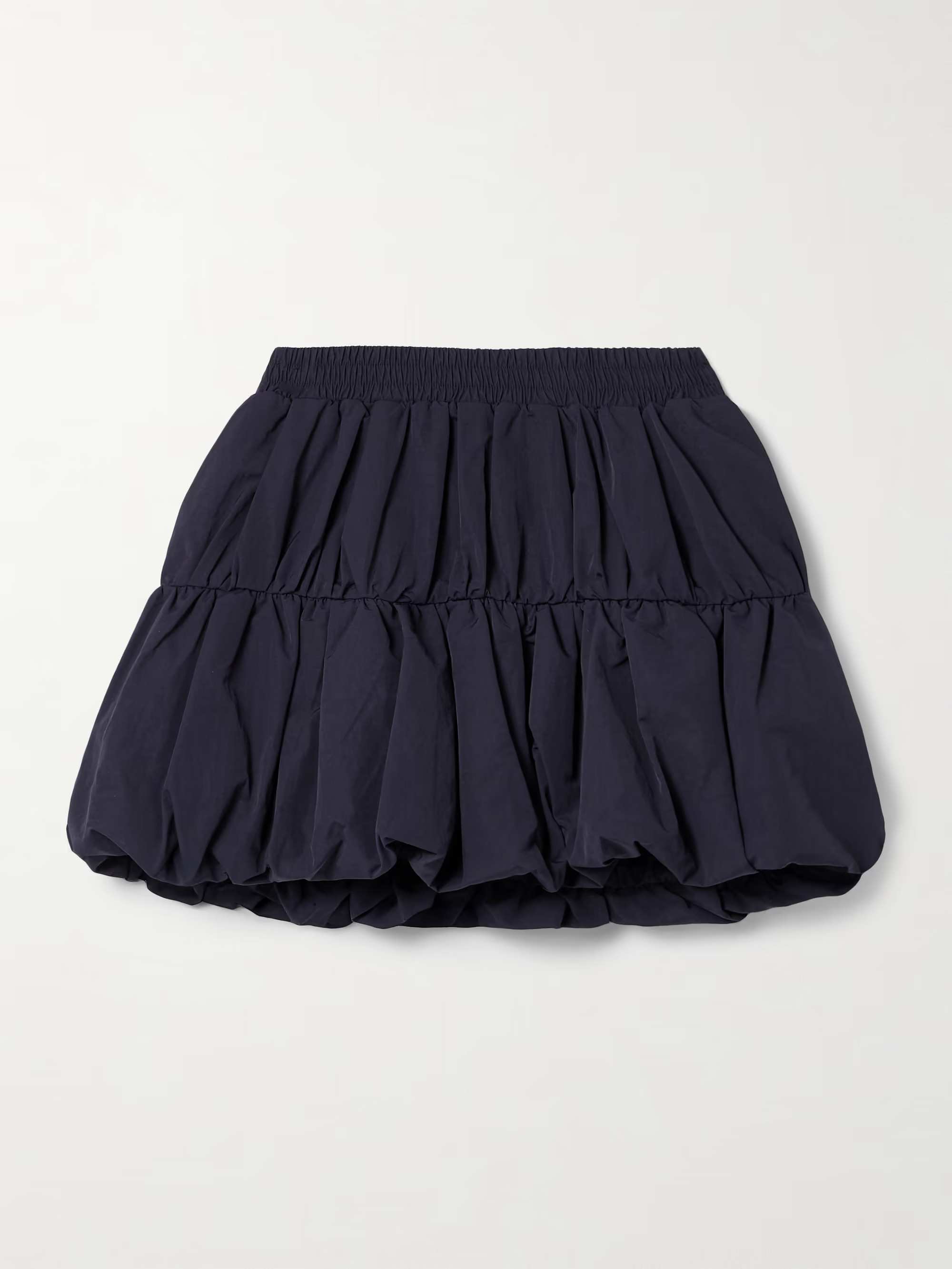 Mirian tiered gathered faille mini skirt | NET-A-PORTER (US)
