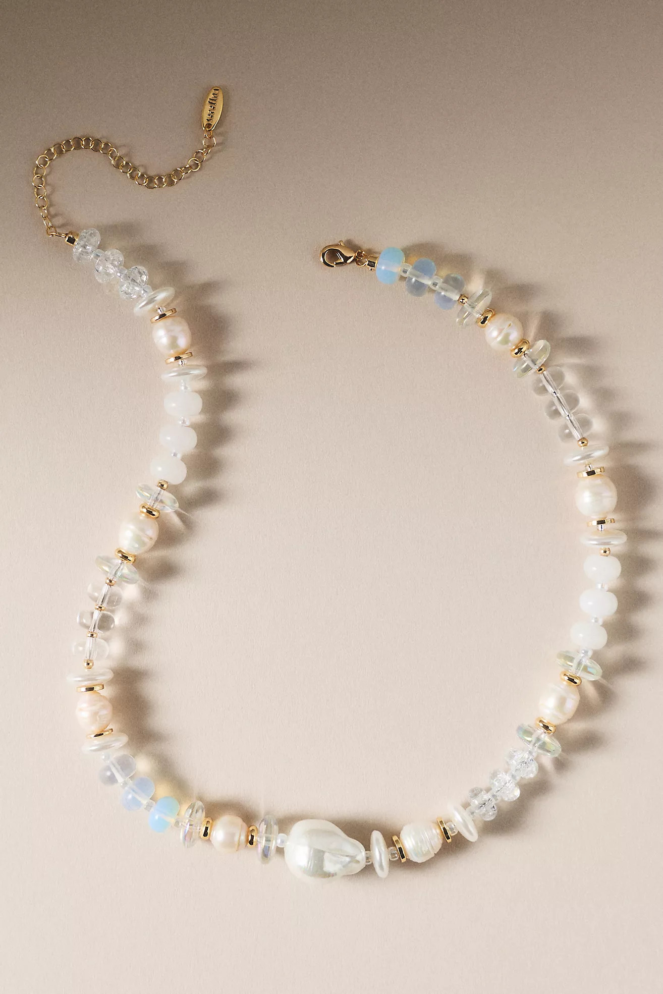 Amelia Pearl & Crystal Beaded Necklace | Anthropologie (US)
