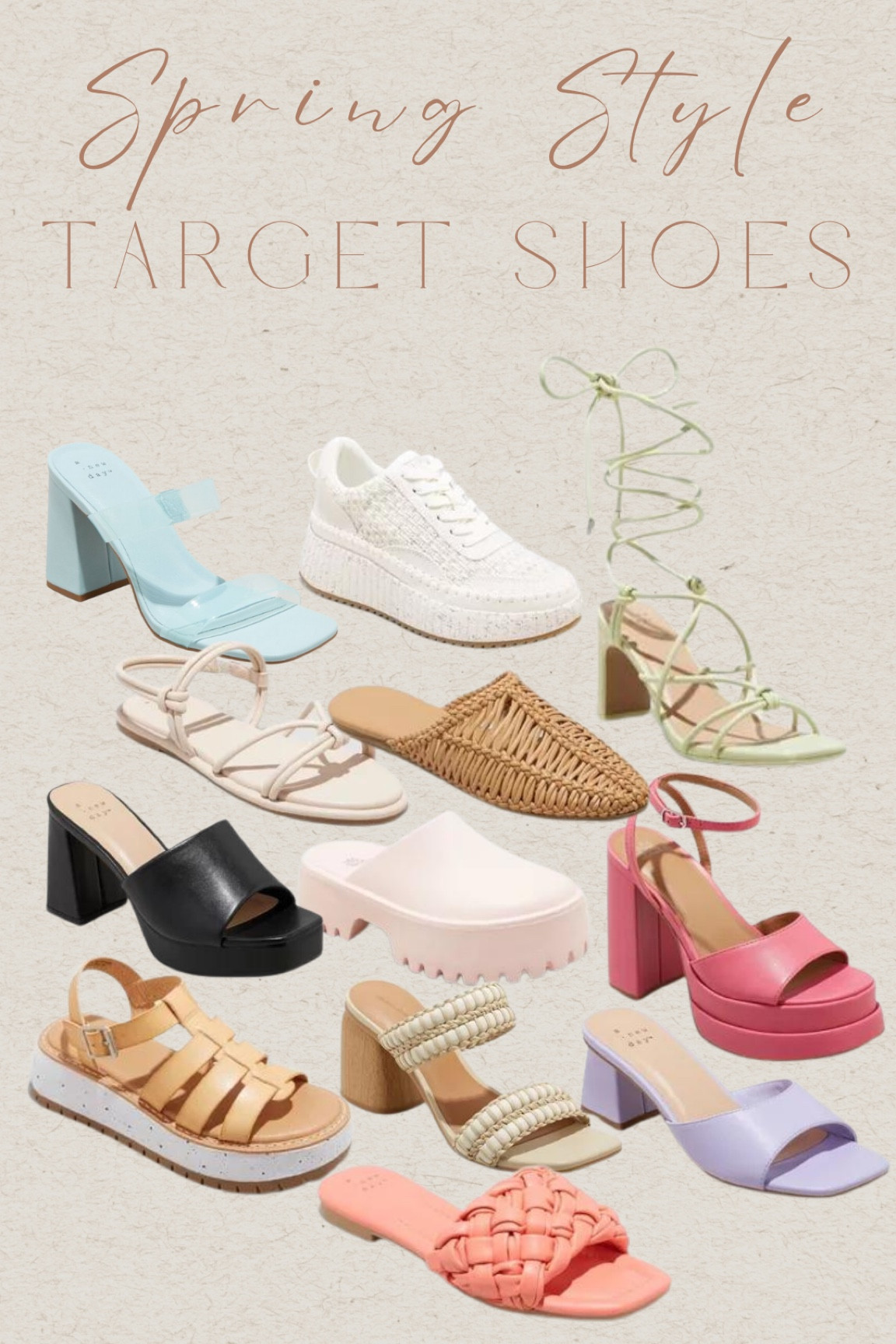 Spring Style - TARGET SHOES
20% off sandals with the Target Circle app!

#LTKshoecrush #LTKSeasonal #LTKsalealert