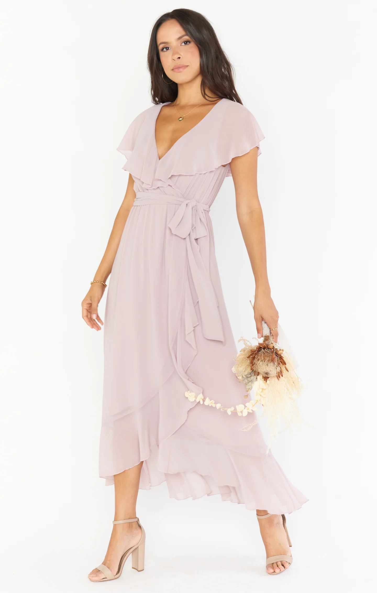 Jess Ruffle Midi Dress | Show Me Your Mumu