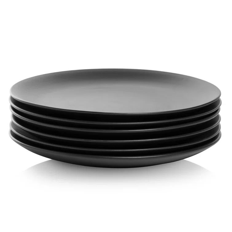 Wazee Matte 10.5" Dinner Plate (Set of 6) | Wayfair Professional