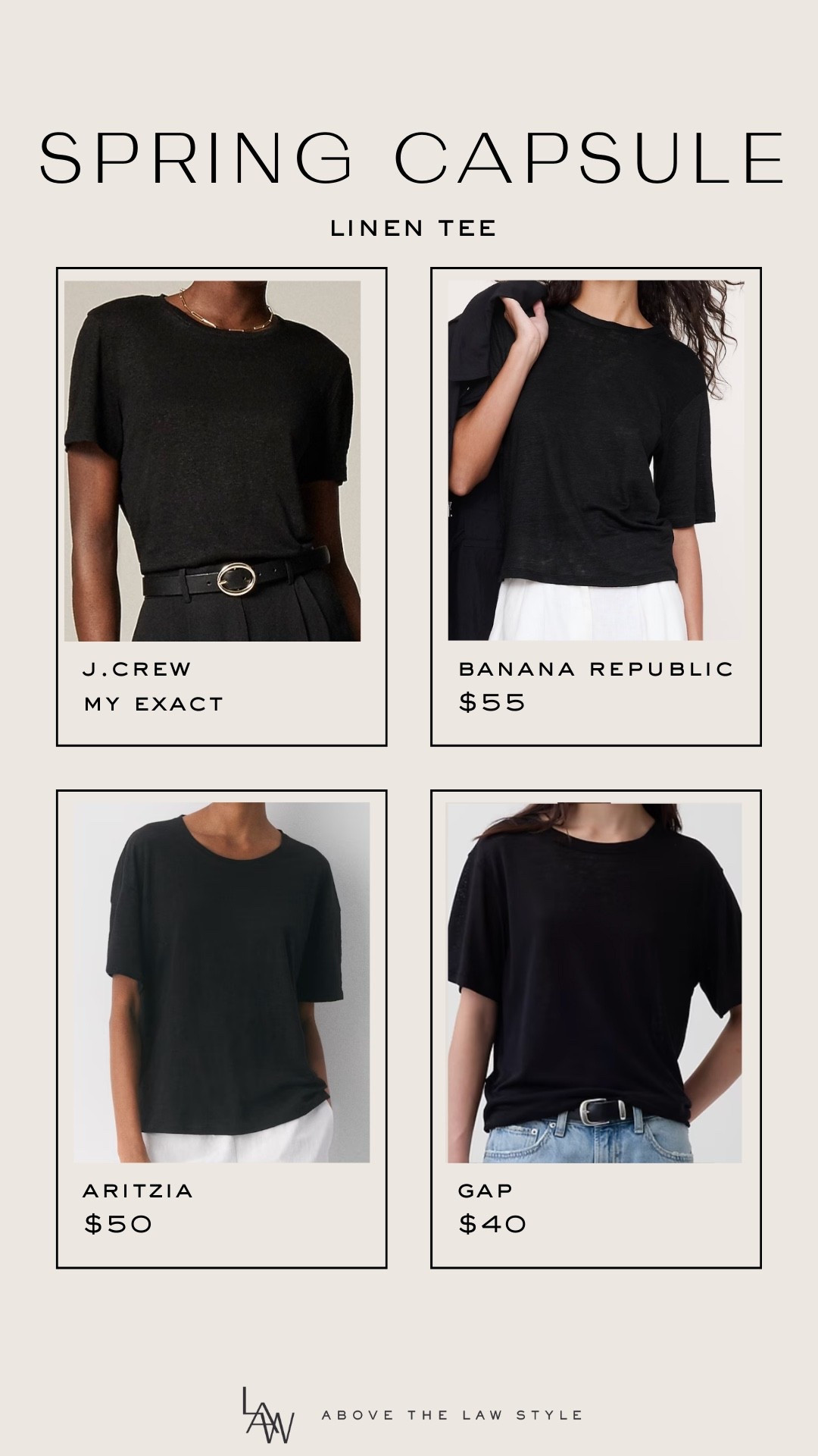 Spring Capsule: Linen Tee

#LTKOver40 #LTKSeasonal