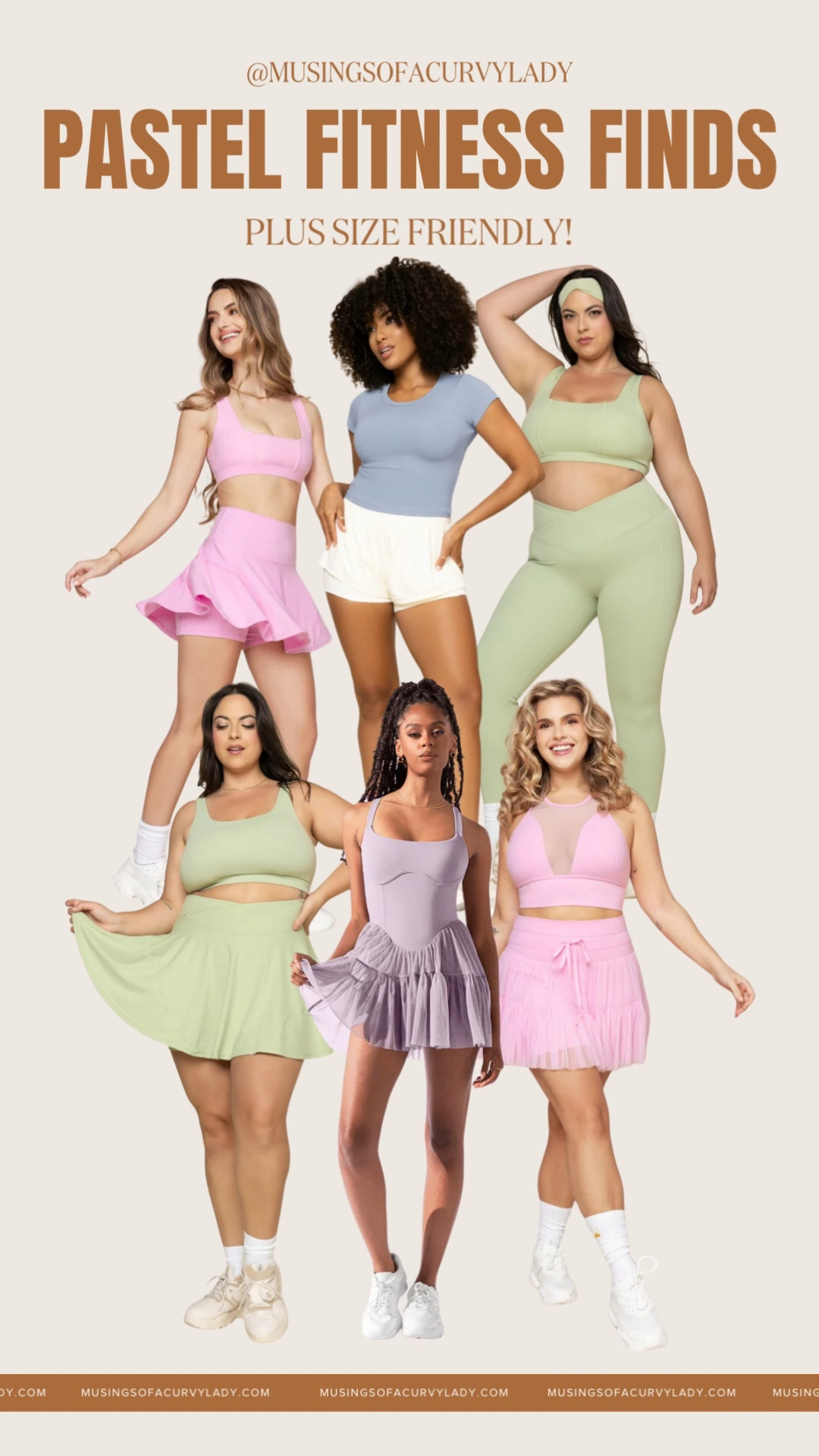 Okay, how cute are these pastel fineness finds from Popflex?! These are all plus size friendly and so perfect for the spring!

#plussizefashion #outfitinspo #spring #vacationoutfit #pastels #lavendar #sagegreen #blushpink #fitness #vacation

#LTKPlusSize #LTKFindsUnder100 #LTKFitness