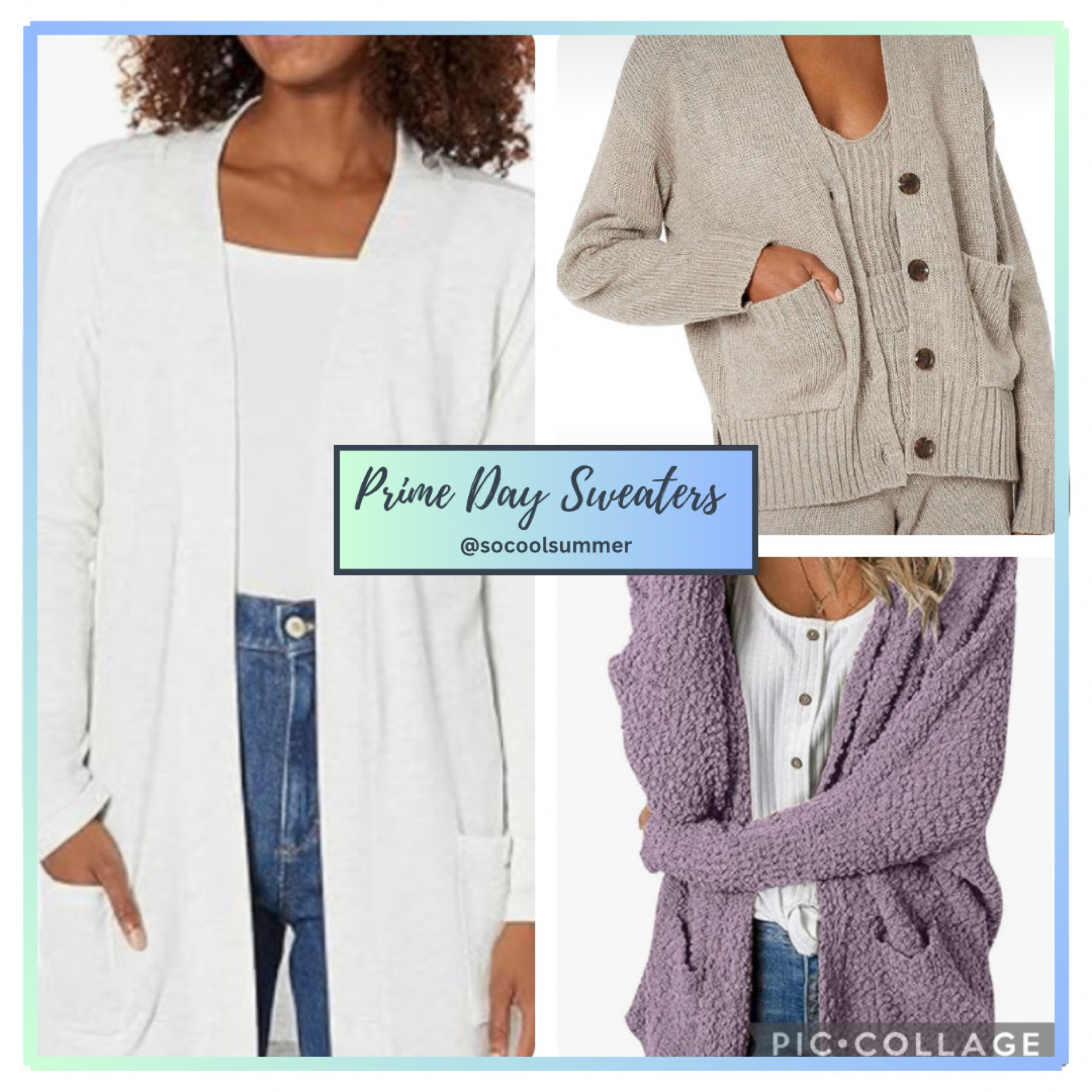 Sweaters in our summer colors!  Click through the links—each one comes in multiple summer colors.

Soft white and mushroom options pictured here!

#LTKfindsunder50 #LTKsalealert #LTKxPrime