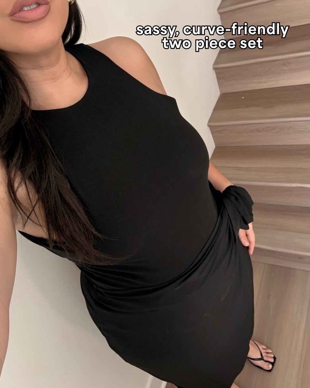 Holy grail favorites! This sassy all black two piece set! 

#LTKMidsize #LTKSeasonal #LTKootd