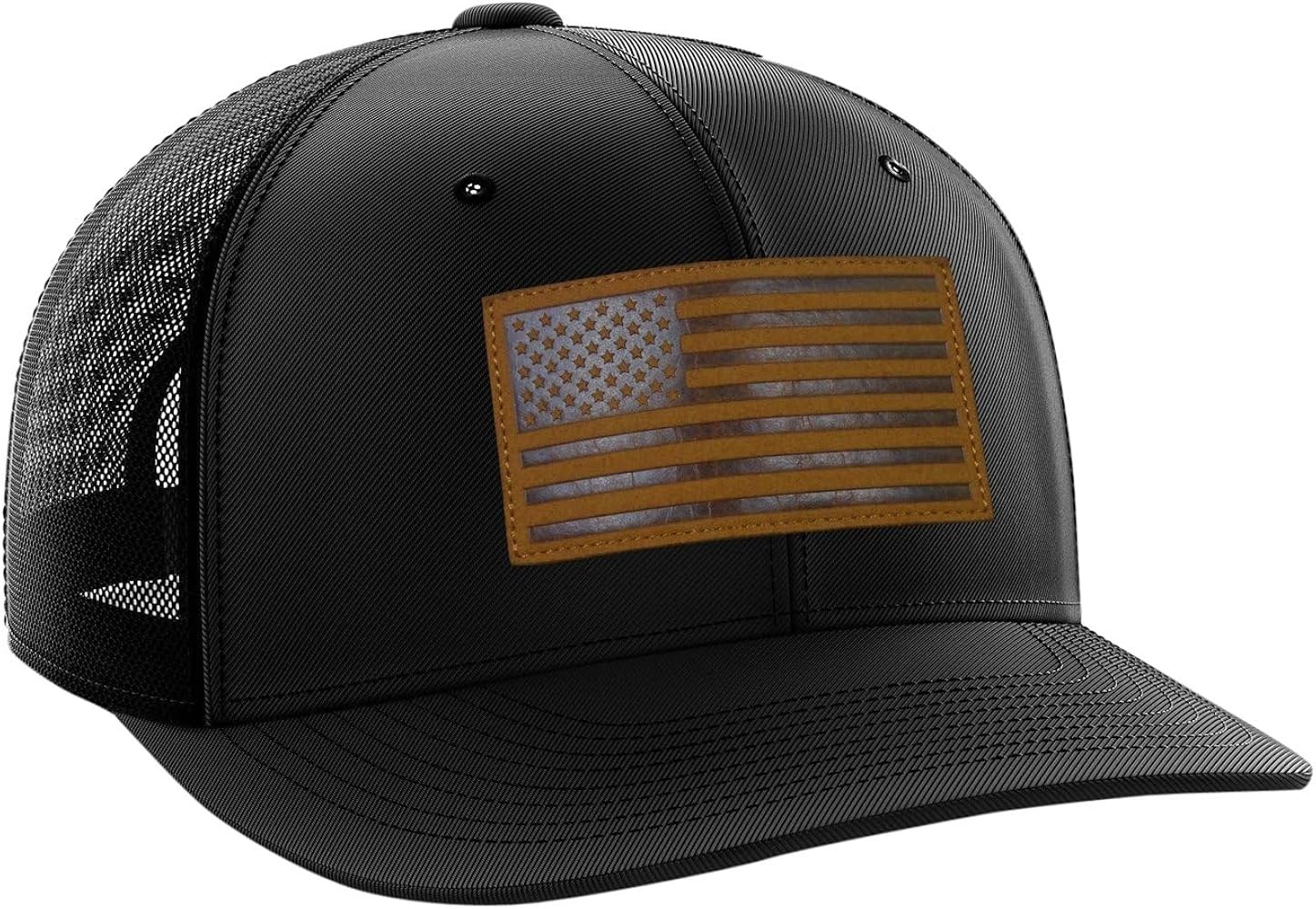 Tactical Pro Supply Trucker Hat - American Flag Hat for Men & Women | Patriotic USA Leather Patch... | Amazon (US)