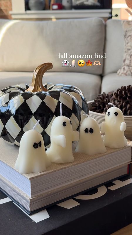Cutie fall and Halloween decor featuring the viral Amazon ghost candles 

#LTKHalloween #LTKSeasonal #LTKhome