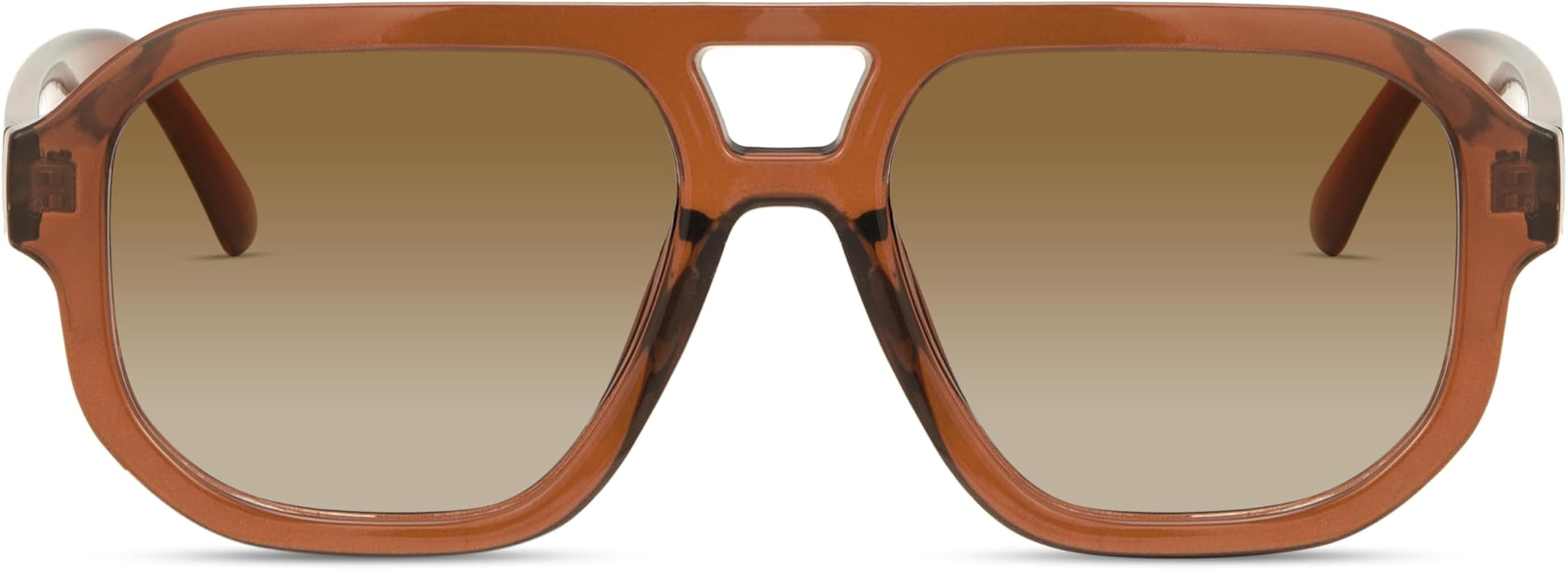 livho Trendy Polarized Square Aviator Sunglasses Women Men Square Eyewear Frame, Retro Sun Glasse... | Amazon (US)