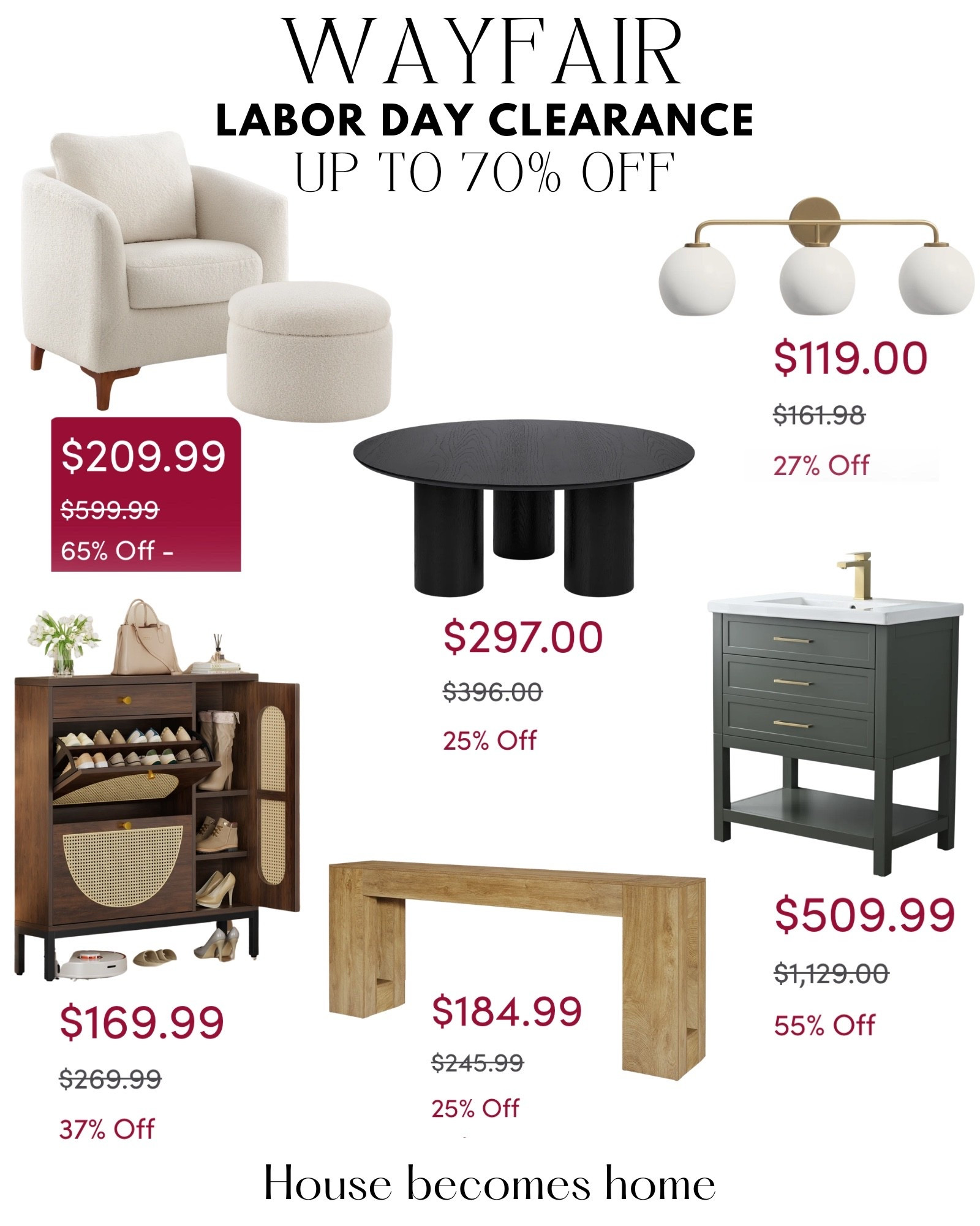 Wayfair Labor Day clearance!

#LTKSaleAlert #LTKSeasonal #LTKHome