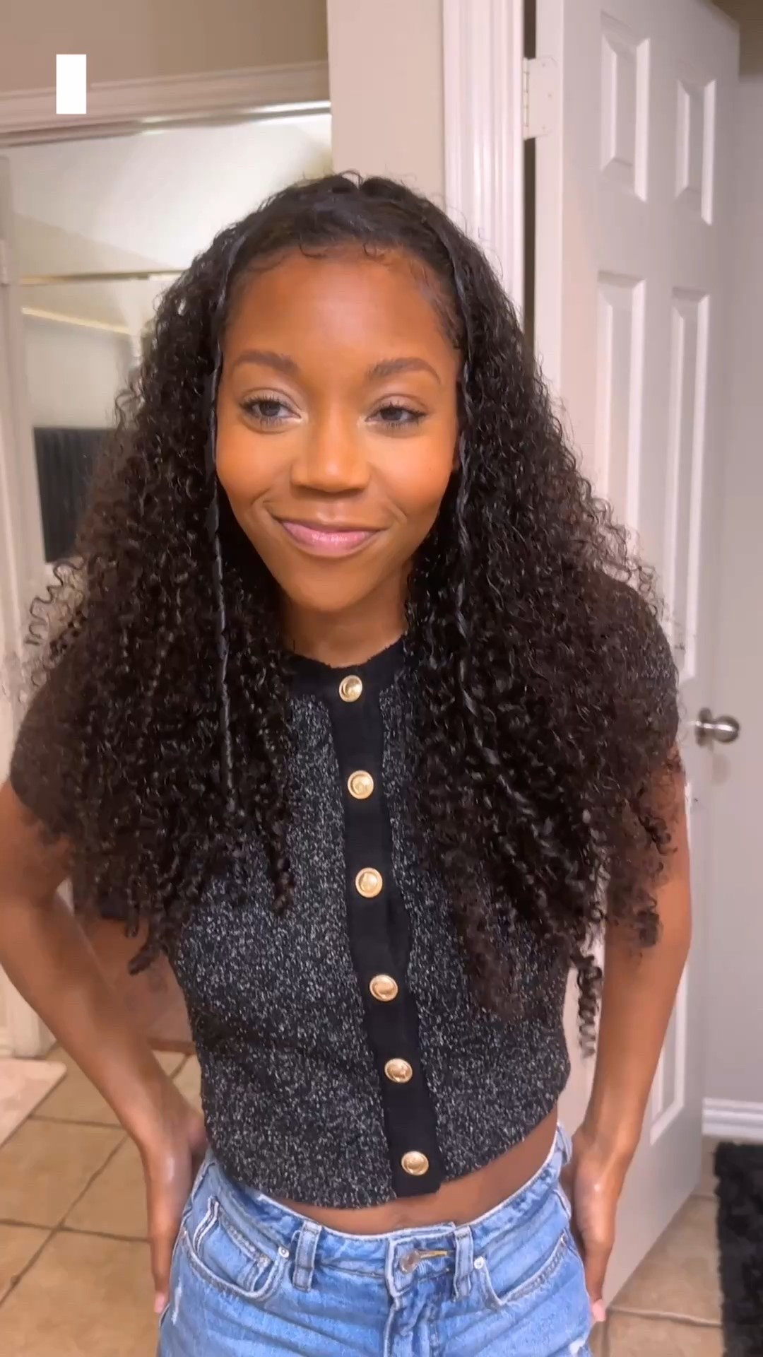 Day 6 of curly hairstyles! This half up half down hairstyle with twisties is so cute!! 💕

#LTKBeauty