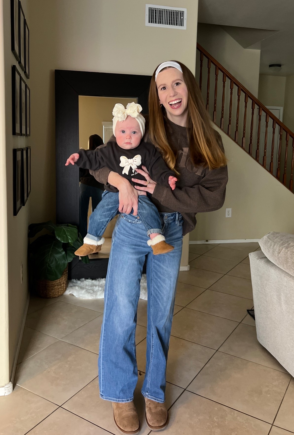 Mommy and me matching winter outfit 

Baby girl ootd 

#LTKootd #LTKmomlife