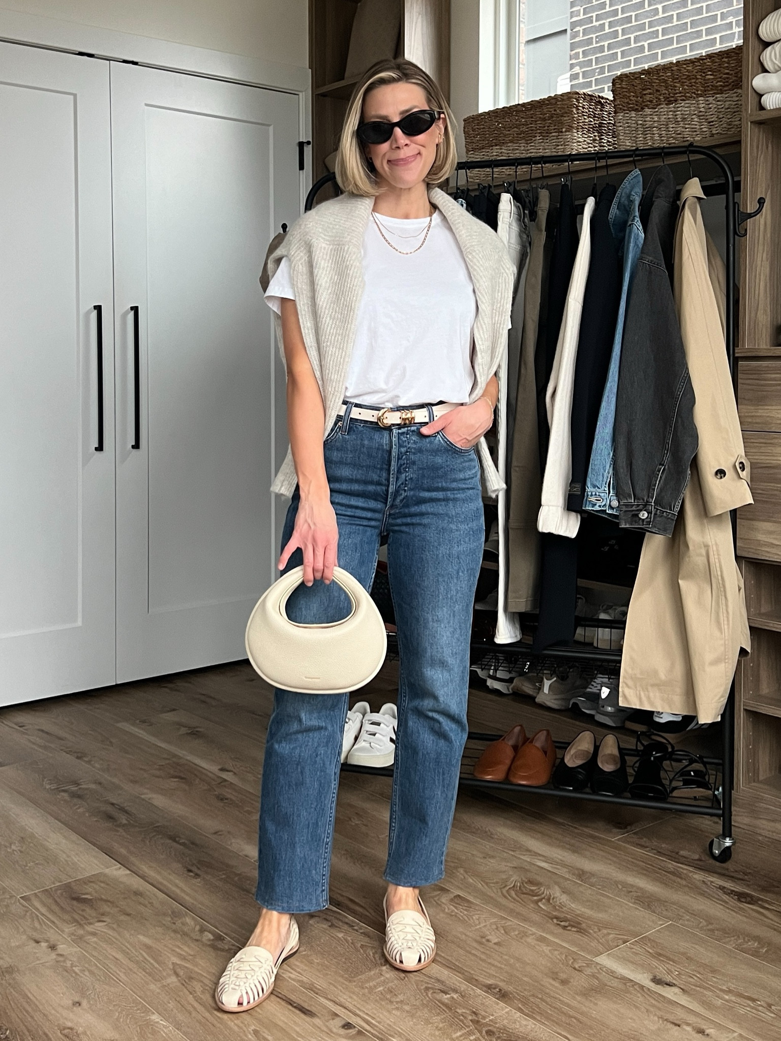 Wearing small tee, small sweater, jeans 26/reg, small belt, flats tts
Tee Code: LINDSEY15

#LTKstyletip #LTKfindsunder100 #LTKfindsunder50