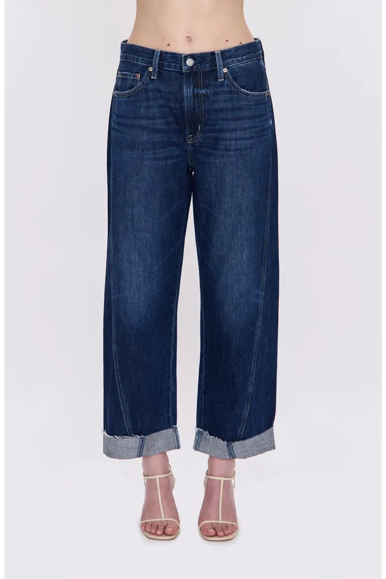 Kacey Cuffed High Waist Boyfriend Jeans (Women) | Nordstrom | Nordstrom