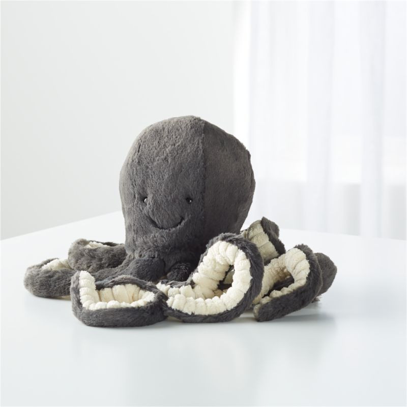 Jellycat Black Inky Octopus + Reviews | Crate and Barrel | Crate & Barrel