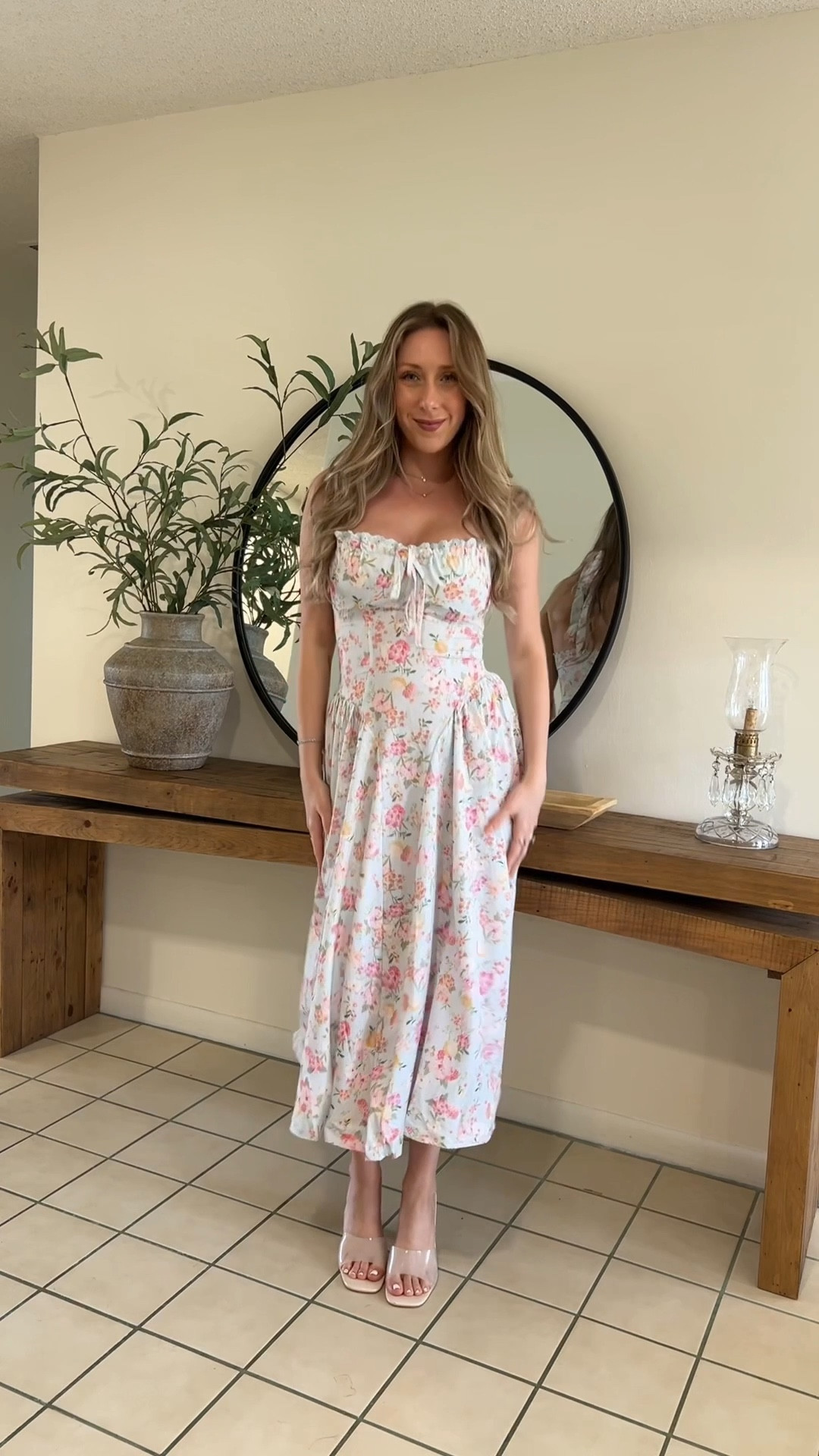 Amazon halter midi corset style dress inspired by house of Cb 
Perfect colors for spring, easter, Mother’s Day 

#LTKFindsUnder50 #LTKSeasonal #LTKWatchNow