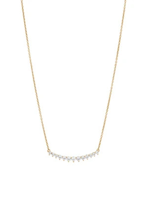 CURVE NECKLACE, 18K GOLD VERMEIL | Dorsey